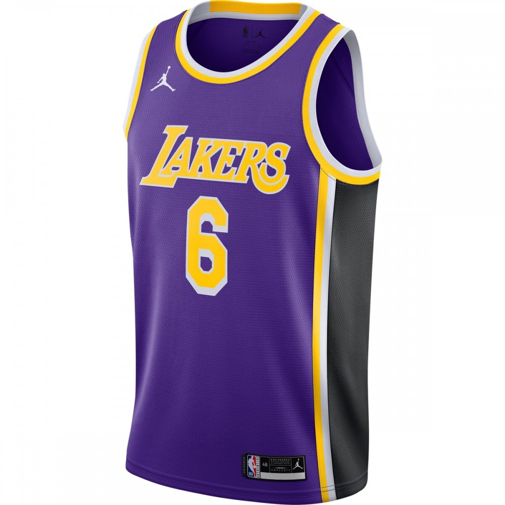 LeBron James Los Angeles Lakers Jordan Brand 2021/22 #6 Swingman Player Jersey Purple - Statement Edition-Pro Kit Vault | Brand New 26/27 Sports Jerseys